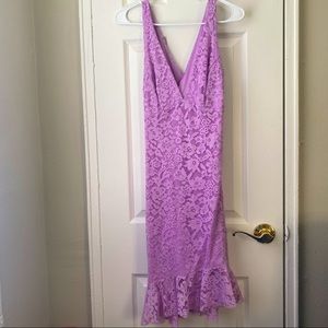 Lilac lacy dress